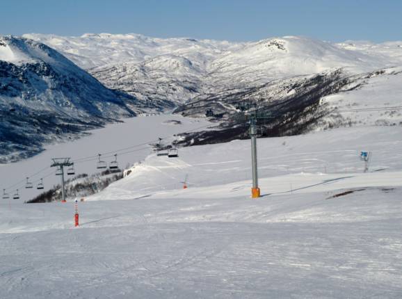 Blick vom Nos Richtung Breivevatn