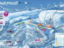 Pistenplan Le Grand Massif – Flaine/Les Carroz/Morillon/Samoëns/Sixt