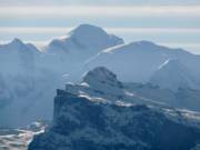 Blick auf den Mont Blanc von Les Gets aus