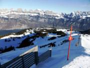 Das Panorama vom Prodkamm über den Walensee auf die markanten Gipfel der Kurfürsten