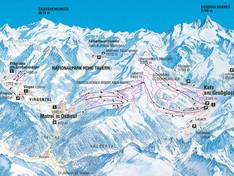 Pistenplan Prägraten am Großvenediger