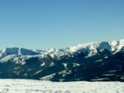Panorama vom höchsten Punkt des Skigebiets