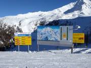 Informationstafel an der Bergstation Goldried