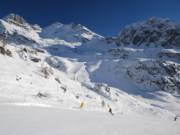 Blick von der Piste Contenery zum Col Sarezza