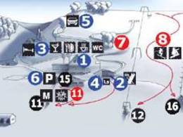 Skigebiet Zviedru Cepure