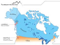 Pistenplan Tulsequah Heliskiing