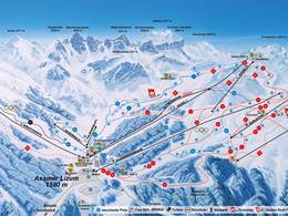 Pistenplan Axamer Lizum