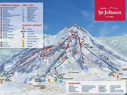 Pistenplan St. Johann in Tirol/Oberndorf – Harschbichl