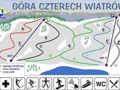 Pistenplan Gora Czterech Wiatrow – Maragowo