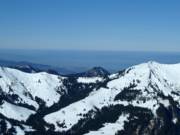 Blick vom Ragazer Blanken bis zum Bodensee