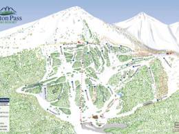 Pistenplan Teton Pass