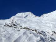 Blick zum Spielboden und Längfluh mit Alphubel