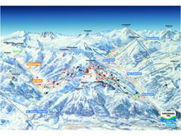 Pistenplan Großarltal/Dorfgastein