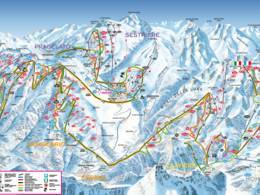 Pistenplan Via Lattea – Sestriere/Sauze d’Oulx/San Sicario/Claviere/Montgenèvre